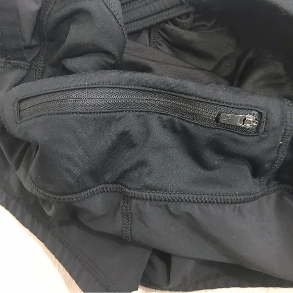 Athleta Black Dual Layer Workout Shorts - Picture 3 of 8